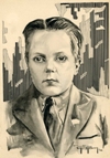 Ученик 2-й финской школы Тауно Хаатайя. Рисунок неизвестного художника. Конец 1920х гг
